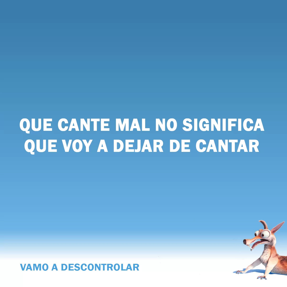 chiste cantar