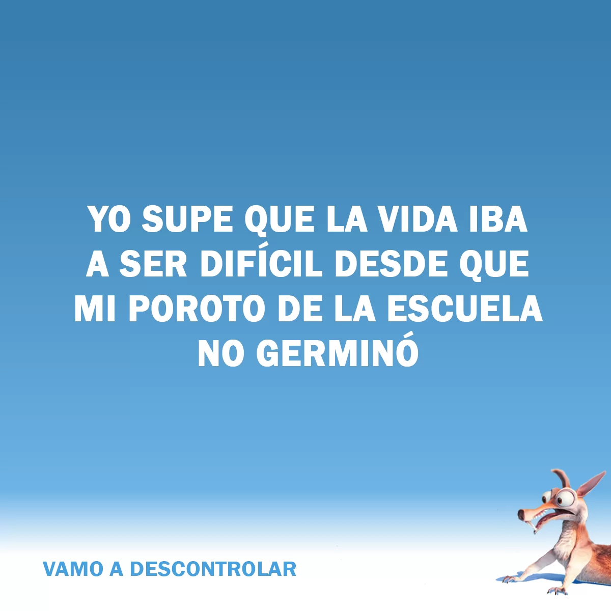 chiste frase escuela vida
